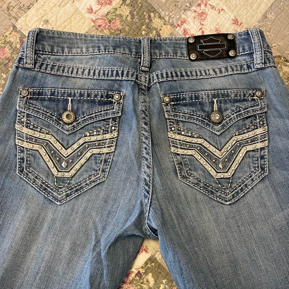 Harley-Davidson Blue Denim Jeans Size 6